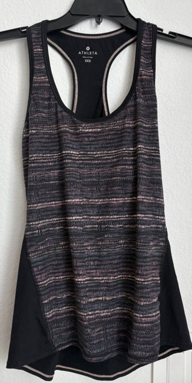 Womens Athleta Nude Pattern Tank Size XXS